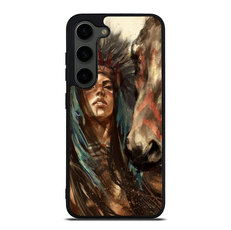NATIVE AMERICAN PEOPLE ART Samsung Galaxy S23 Plus Case Cover