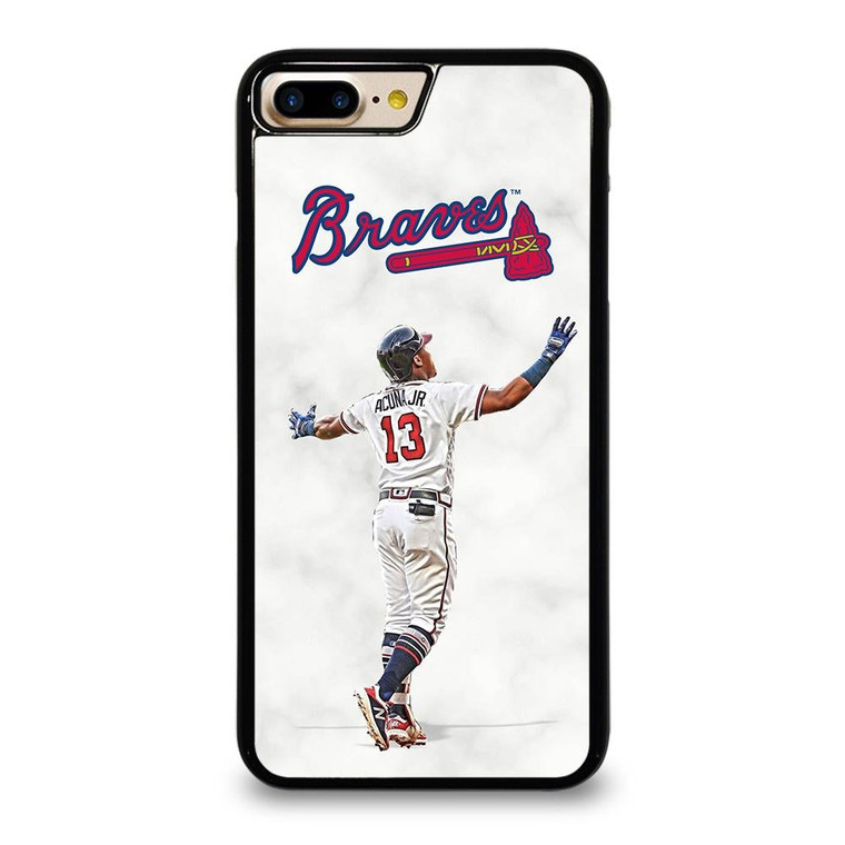 RONALD ACUNA JR MARBLE ATLANTA BRAVES iPhone 7 / 8 Plus Case Cover