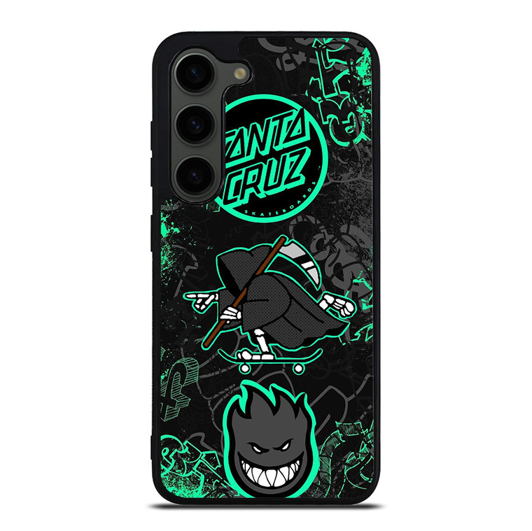 SANTA CRUZ SKATEBOARD GRIM REAPER Samsung Galaxy S23 Plus Case Cover