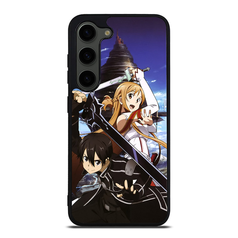 SAO SWORD ART ONLINE KIRITO AND ASUNA Samsung Galaxy S23 Plus Case Cover