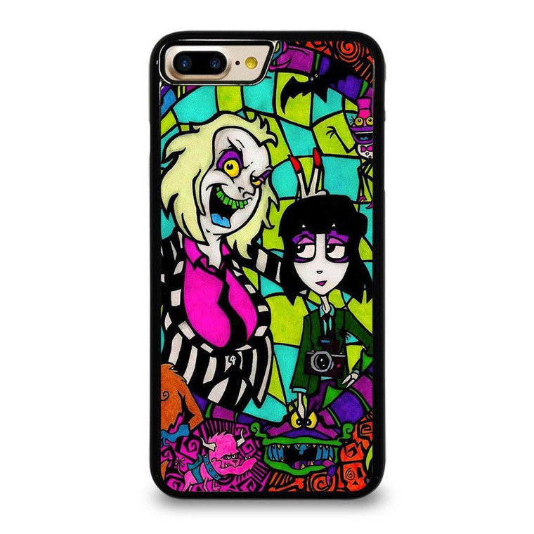 BEETLEJUICE TIM BURTON CARTOON  GLASS iPhone 7 / 8 Plus Case Cover