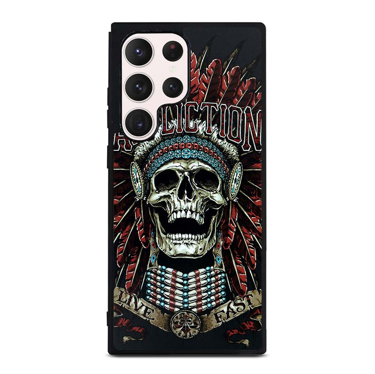 AFFLICTION SKULL INDIAN Samsung Galaxy S23 Ultra Case Cover