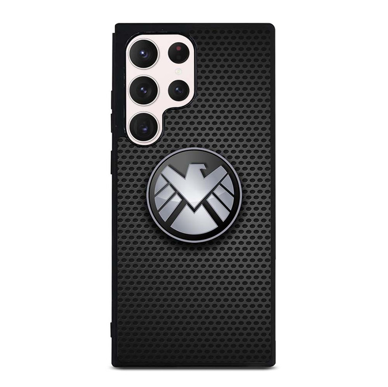 AGENTS OF SHIELD MARVEL LOGO METAL Samsung Galaxy S23 Ultra Case Cover