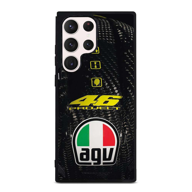 AGV HELMET VR 46 CARBON Samsung Galaxy S23 Ultra Case Cover