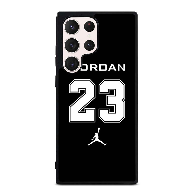 AIR JORDAN 23 BLACK LOGO Samsung Galaxy S23 Ultra Case Cover