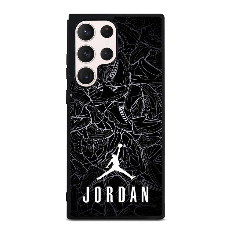 AIR JORDAN SHOES COLLAGE LOGO Samsung Galaxy S23 Ultra Case Cover