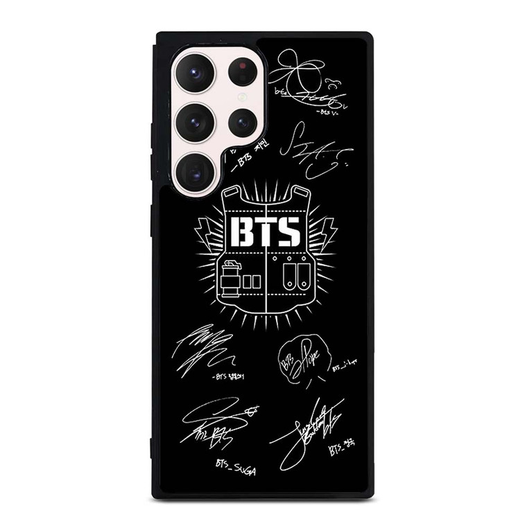BANGTAN BOYS BTS SIGNATURE Samsung Galaxy S23 Ultra Case Cover