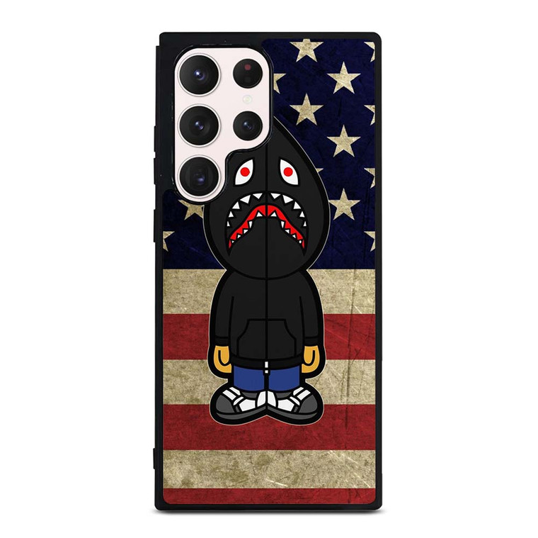 BAPE CAMO SHARK AMERICA Samsung Galaxy S23 Ultra Case Cover