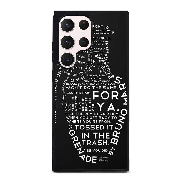 BRUNO MARS LYRICS Samsung Galaxy S23 Ultra Case Cover