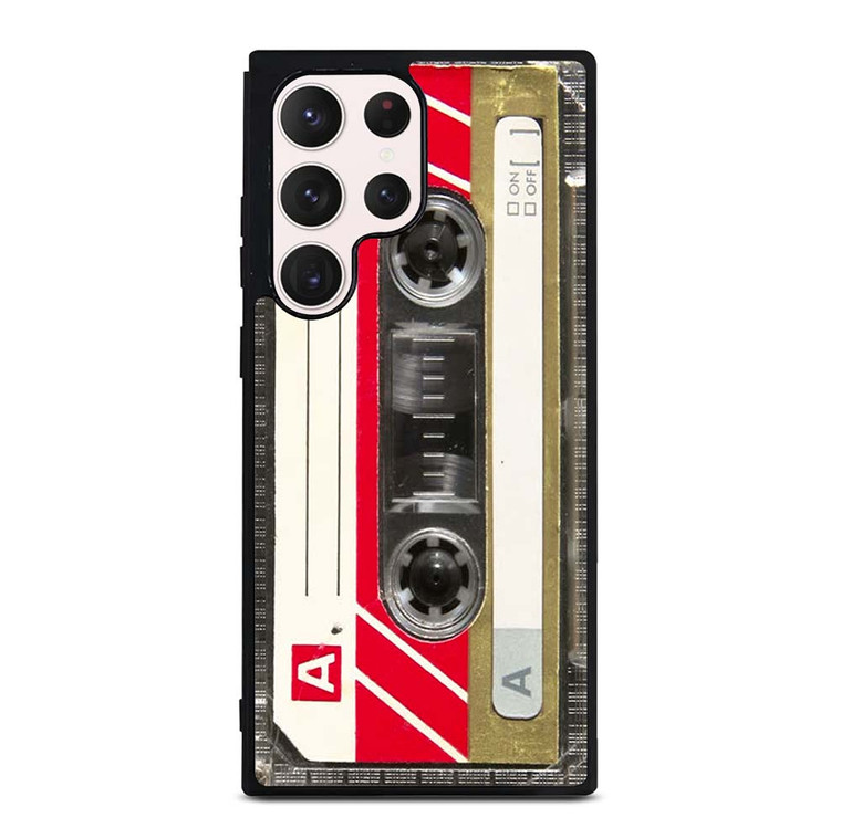 CASSETE TAPE RETRO Samsung Galaxy S23 Ultra Case Cover