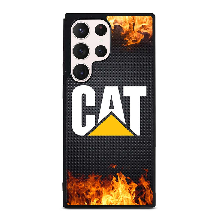 CATERPILLAR CAT TRACTOR LOGO FIRE Samsung Galaxy S23 Ultra Case Cover