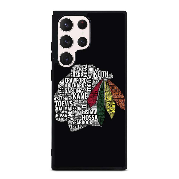 CHICAGO BLACKHAWKS NAMES Samsung Galaxy S23 Ultra Case Cover