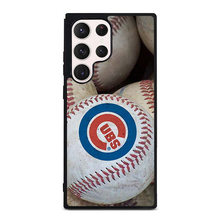CHICAGO CUBS BALL LOGO Samsung Galaxy S23 Ultra Case Cover