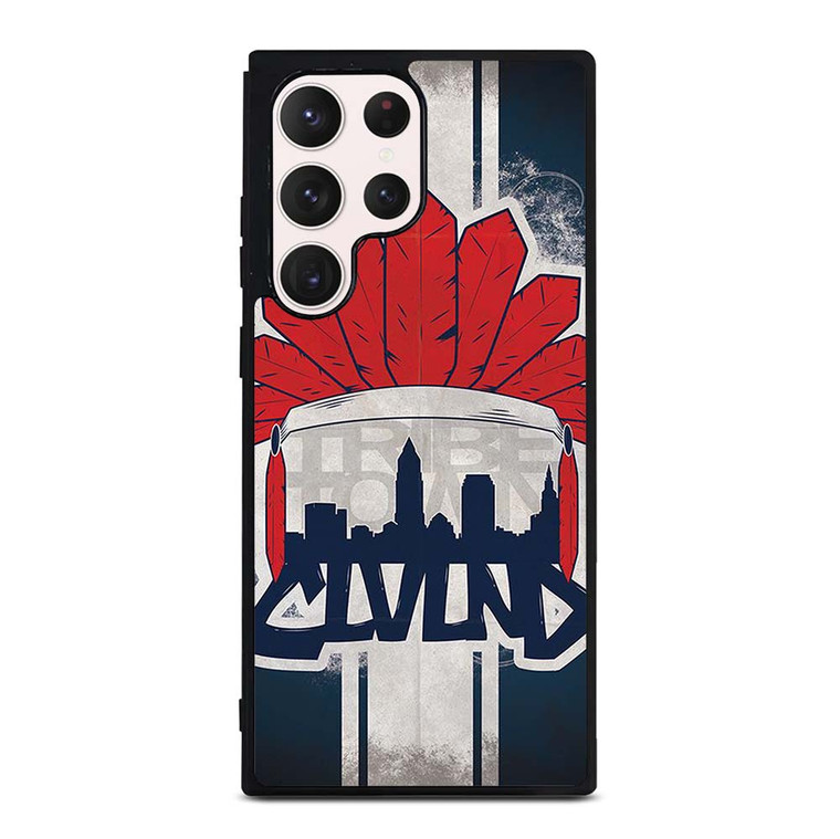 CLEVELAND INDIANS LOGO BASEBALL TEAM TRIBE TOWN Samsung Galaxy S23 Ultra Case Cover