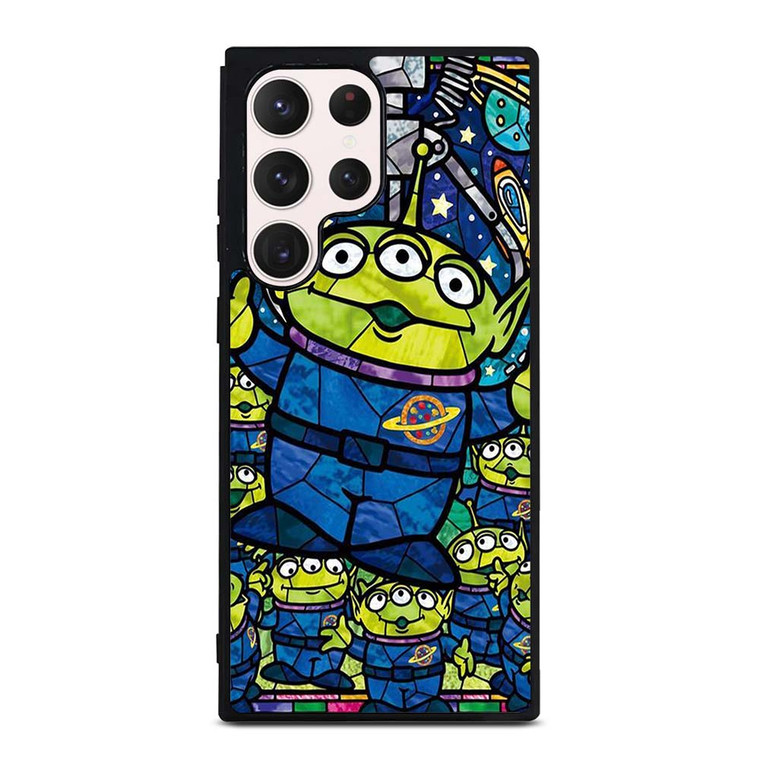 DISNEY TOY STORY ALIEN ART GLASS Samsung Galaxy S23 Ultra Case Cover