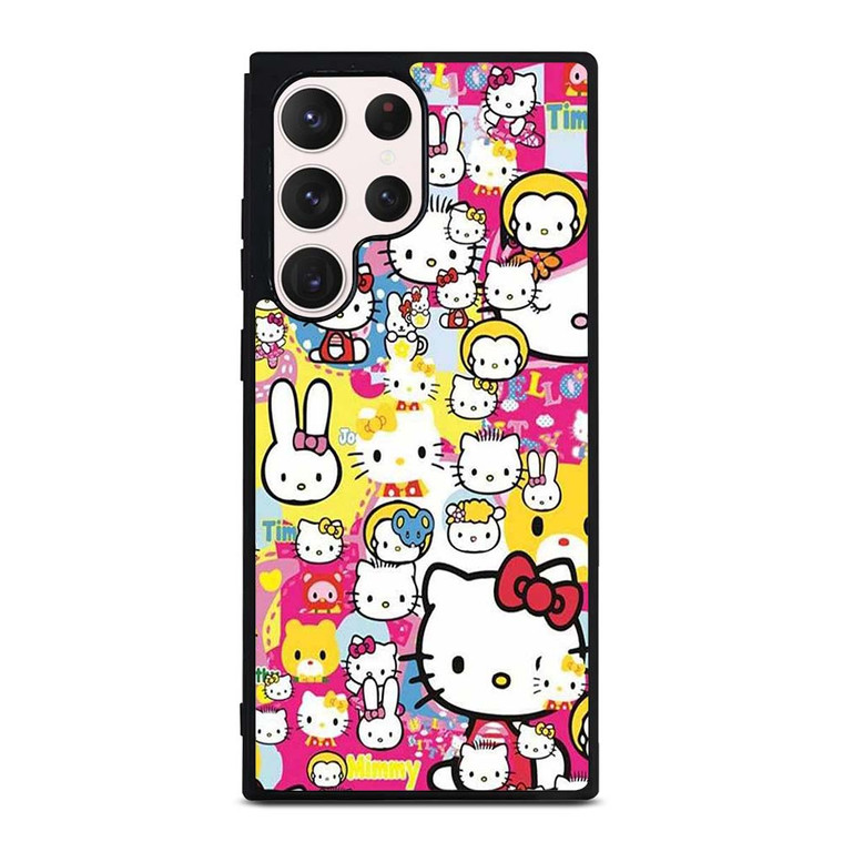 HELLO KITTY STICKER BOMB Samsung Galaxy S23 Ultra Case Cover