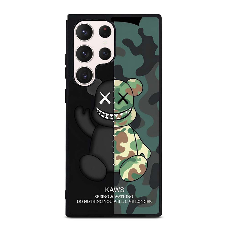 KAWS CAMO SEEING AND WATHING Samsung Galaxy S23 Ultra Case Cover