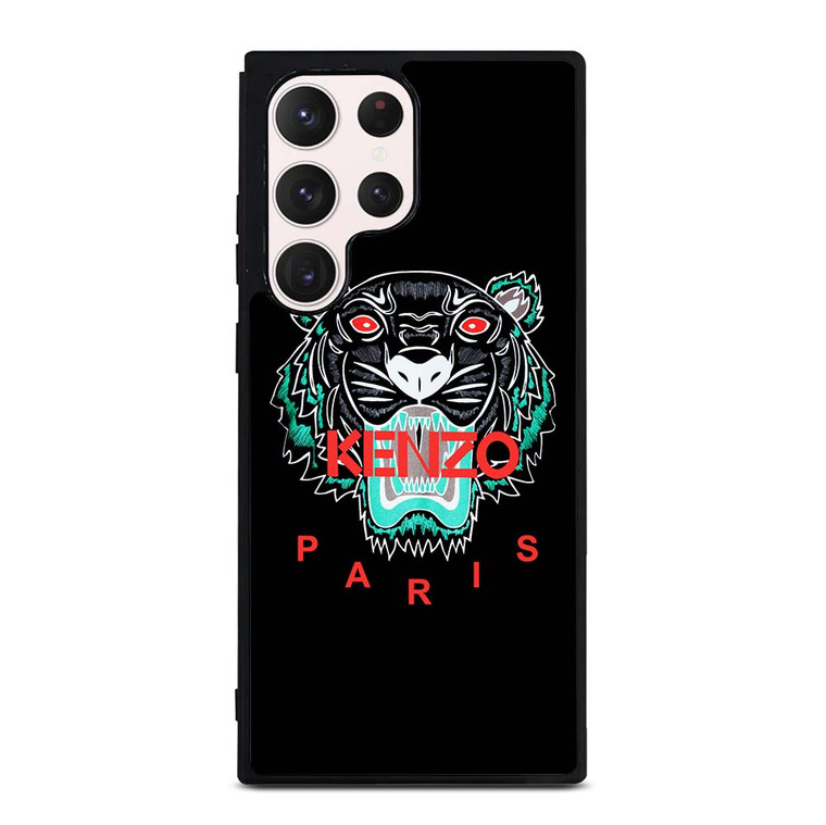 KENZO PARIS BLACK Samsung Galaxy S23 Ultra Case Cover
