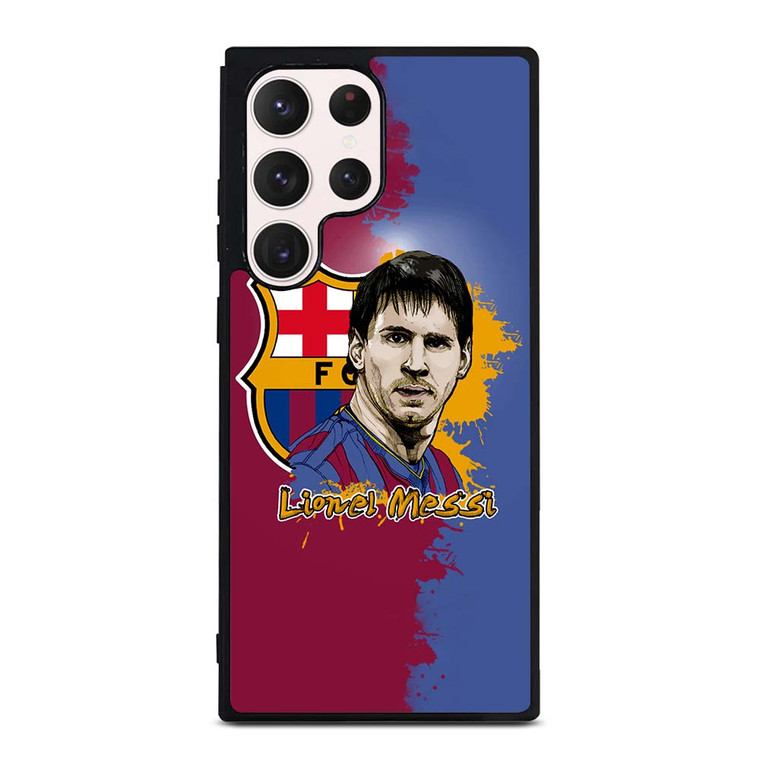 LIONEL MESSI BARCELONA ART Samsung Galaxy S23 Ultra Case Cover