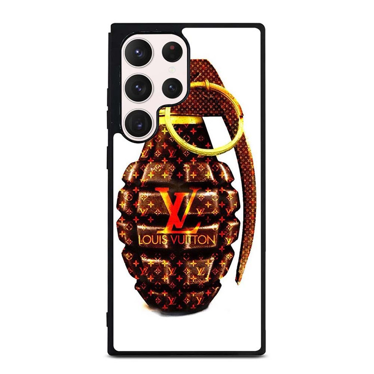 LOUIS VUITTON LV LOGO GOLDEN GRENADE Samsung Galaxy S23 Ultra Case Cover