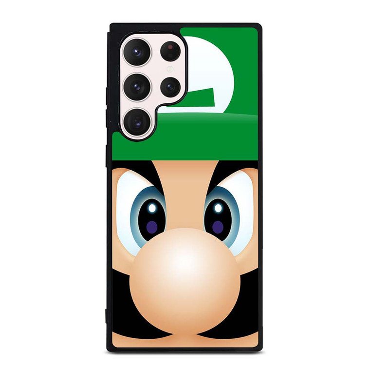 LUIGI SUPER MARIO FACE Samsung Galaxy S23 Ultra Case Cover