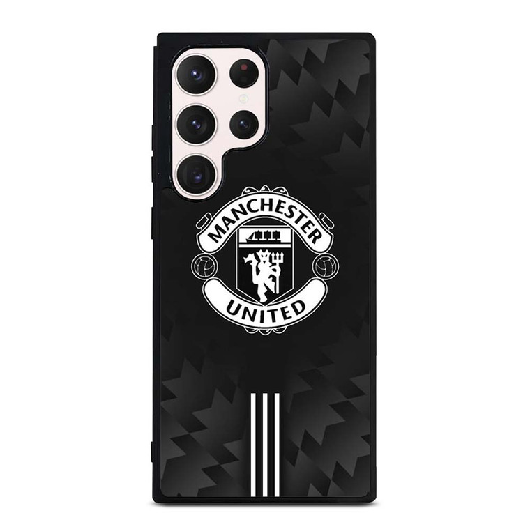 MANCHESTER UNITED BLACK LOGO Samsung Galaxy S23 Ultra Case Cover