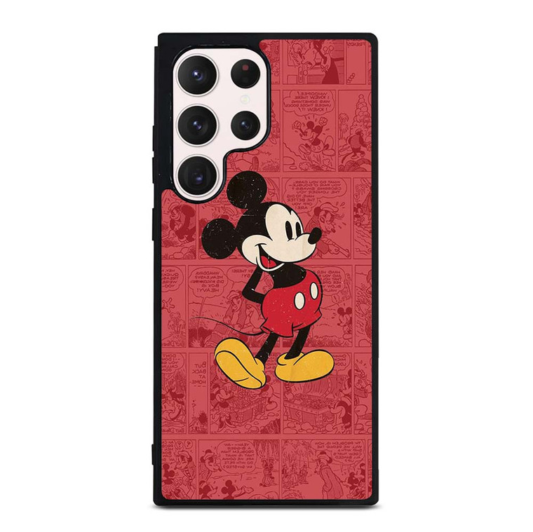 MICKEY MOUSE RETRO COMIC Samsung Galaxy S23 Ultra Case Cover