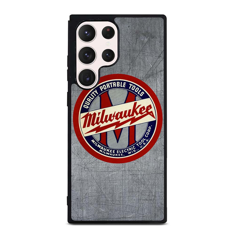 MILWAUKEE PORTABLE TOOL LOGO METAL ICON Samsung Galaxy S23 Ultra Case Cover