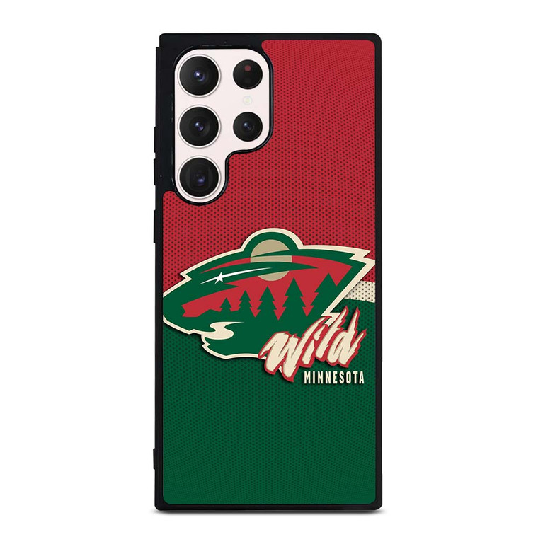 MINNESOTA WILD LOGO Samsung Galaxy S23 Ultra Case Cover