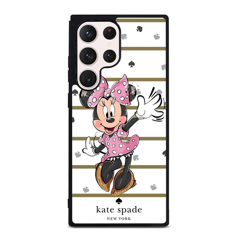 MINNIE MOUSE DISNEY KATE SPADE NEW YORK LOGO Samsung Galaxy S23 Ultra Case Cover