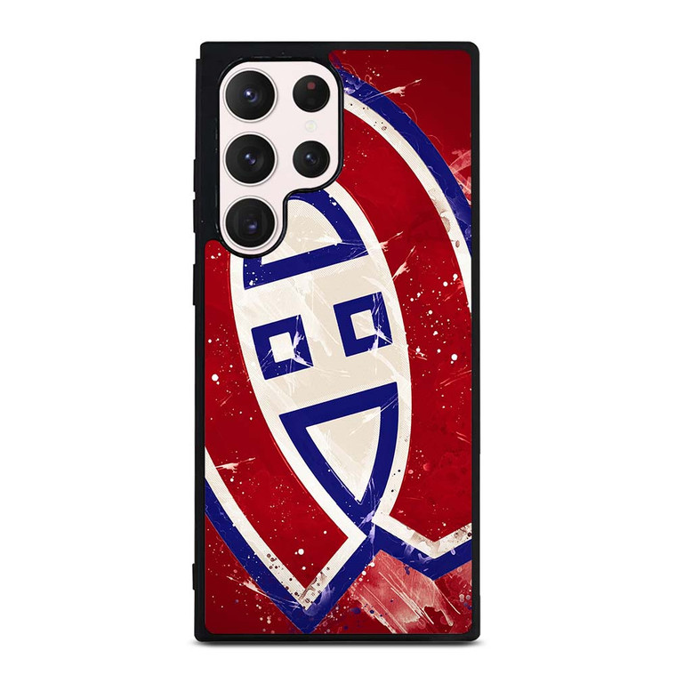 MONTREAL CANADIENS NHL SPLASH LOGO Samsung Galaxy S23 Ultra Case Cover