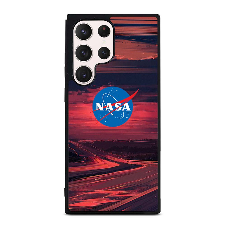 NASA LOGO SUNSET Samsung Galaxy S23 Ultra Case Cover