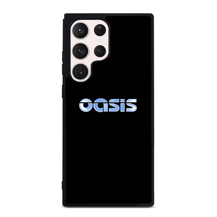 OASIS BAND ROCK LOGO CHROME Samsung Galaxy S23 Ultra Case Cover