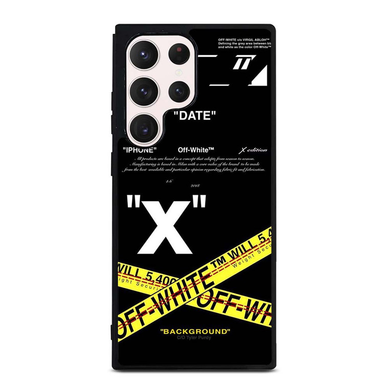 OFF WHITE 2 Samsung Galaxy S23 Ultra Case Cover