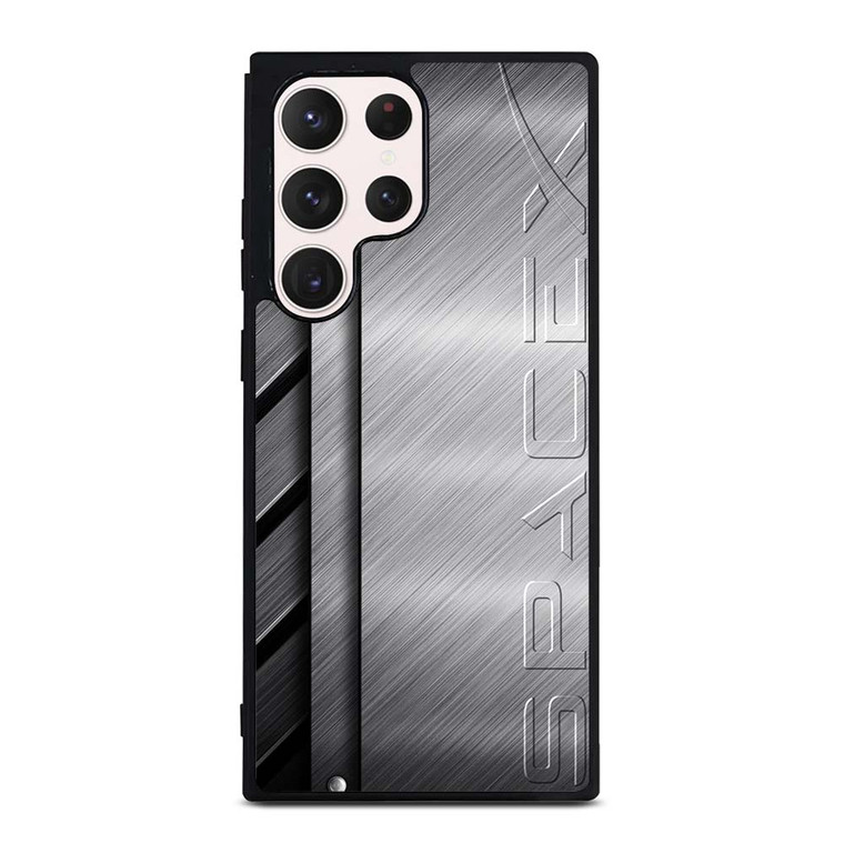SPACE X LOGO METAL PLATE Samsung Galaxy S23 Ultra Case Cover