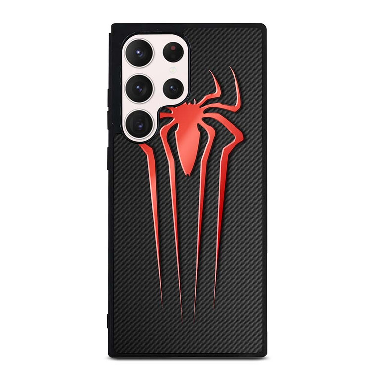 SPIDERMAN CARBON LOGO Samsung Galaxy S23 Ultra Case Cover