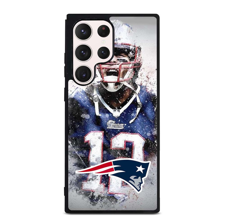 TOM BRADY NEW ENGLAND PATRIOT ART Samsung Galaxy S23 Ultra Case Cover