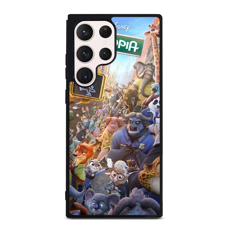 ZOOTOPIA CHARACTERS Disney Samsung Galaxy S23 Ultra Case Cover