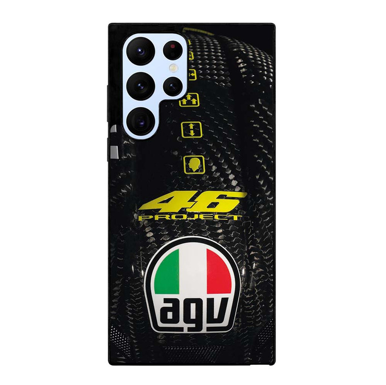 AGV HELMET VR 46 CARBON Samsung Galaxy S22 Ultra Case Cover