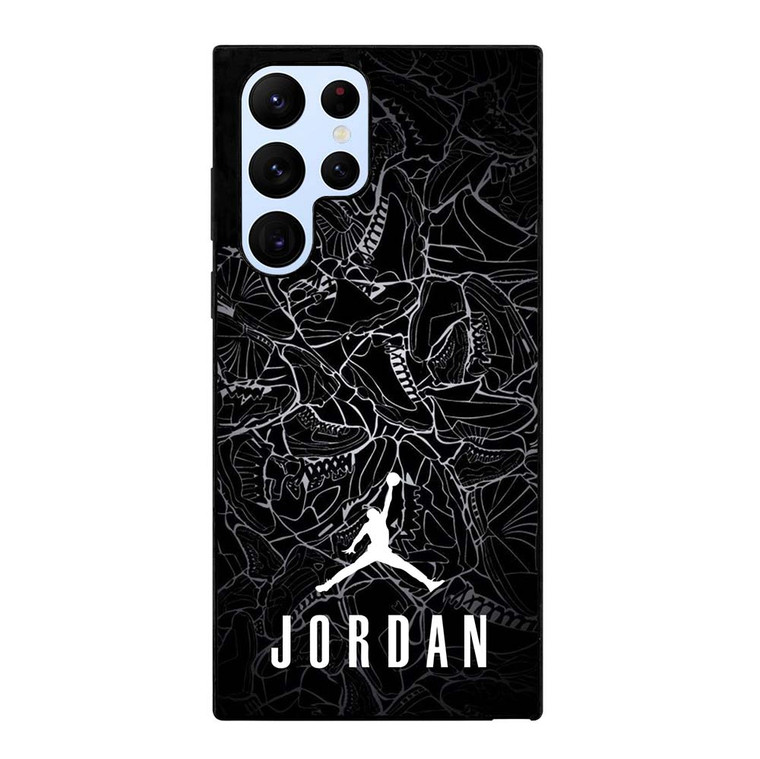 AIR JORDAN SHOES COLLAGE LOGO Samsung Galaxy S22 Ultra Case Cover