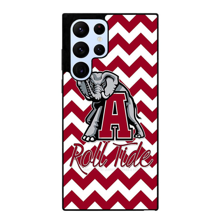 ALABAMA CRIMSON TIDE STRIP ROLL Samsung Galaxy S22 Ultra Case Cover