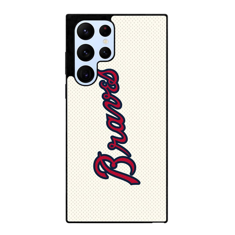 ATLANTA BRAVES ICON BASEBALL TEAM LOGO Samsung Galaxy S22 Ultra Case Cover