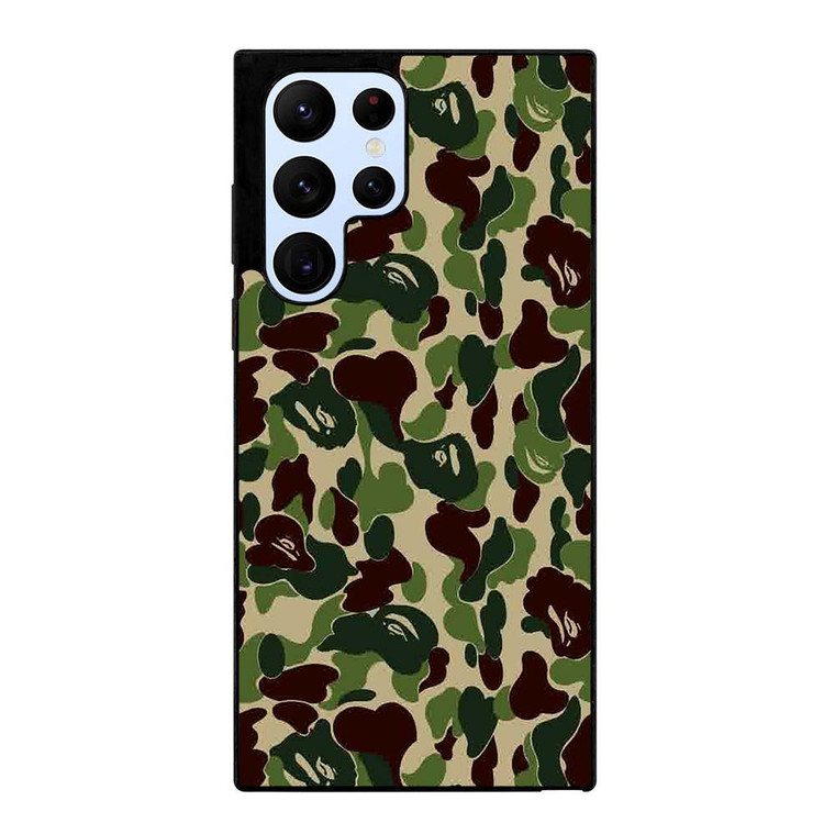 BAPE BATHING APE CAMO Samsung Galaxy S22 Ultra Case Cover