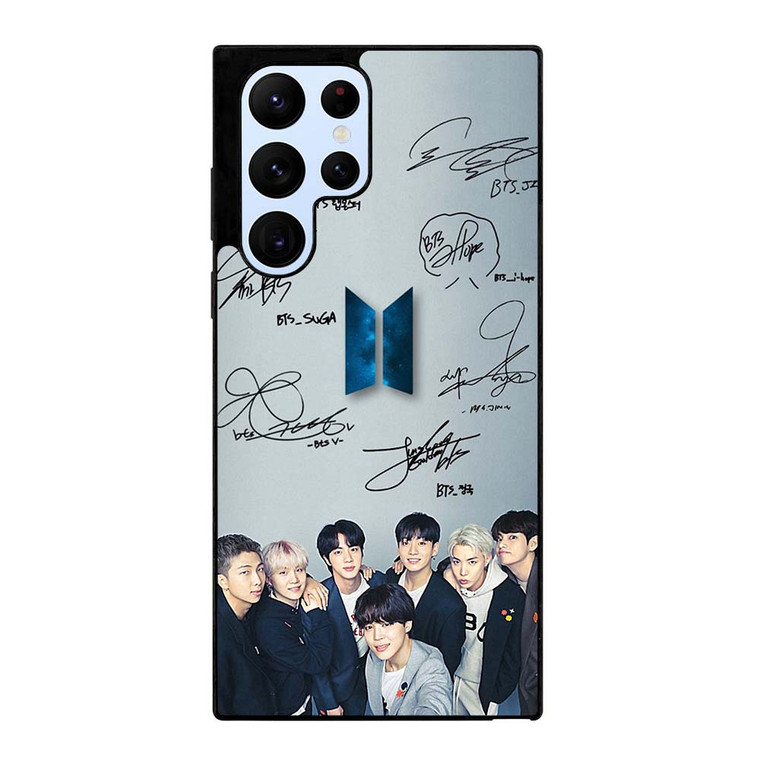 BTS BANGTAN BOYS KPOP KOREA SIGNATURE Samsung Galaxy S22 Ultra Case Cover