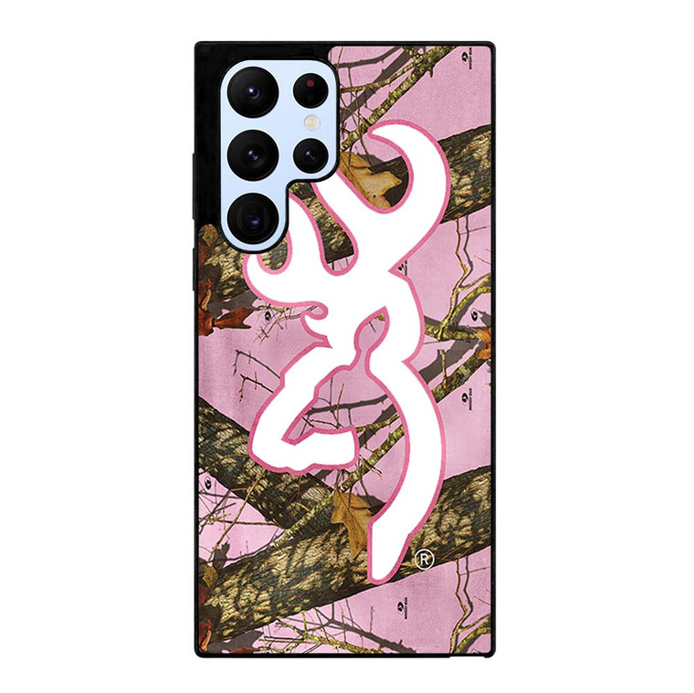 CAMO BROWNING PINK Samsung Galaxy S22 Ultra Case Cover