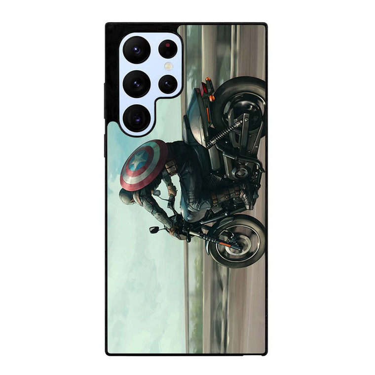 CAPTAIN AMERICA AVENGERS RIDING Samsung Galaxy S22 Ultra Case Cover