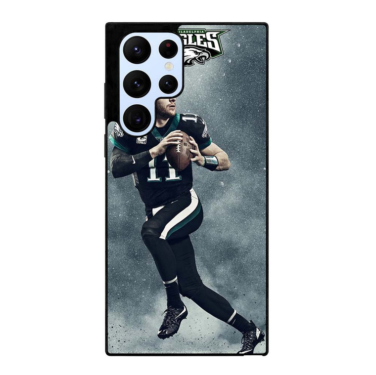 CARSON WENTZ PHILADELPHIA EAGLES Samsung Galaxy S22 Ultra Case Cover