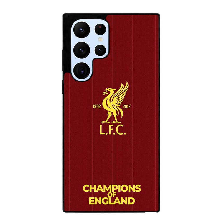 CHAMPIONS OF ENGLAND LIVERPOOL FC Samsung Galaxy S22 Ultra Case Cover