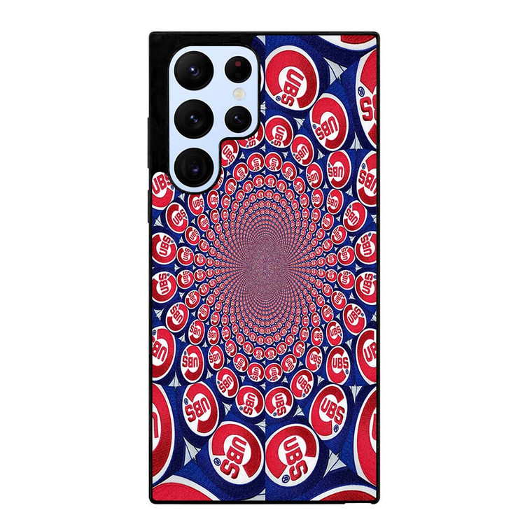 CHICAGO CUBS LOGO COLLAGE Samsung Galaxy S22 Ultra Case Cover