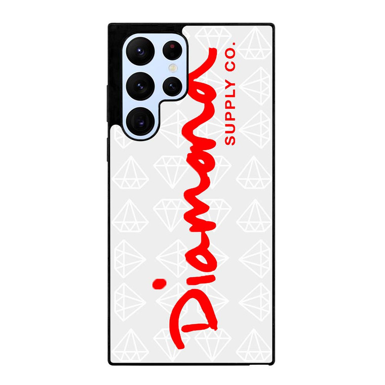 DIAMOND SUPPLY CO LOGO RED Samsung Galaxy S22 Ultra Case Cover